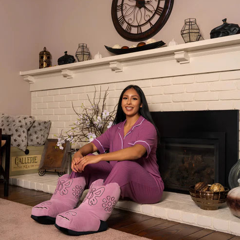 CozyCowpoke Boot Slippers