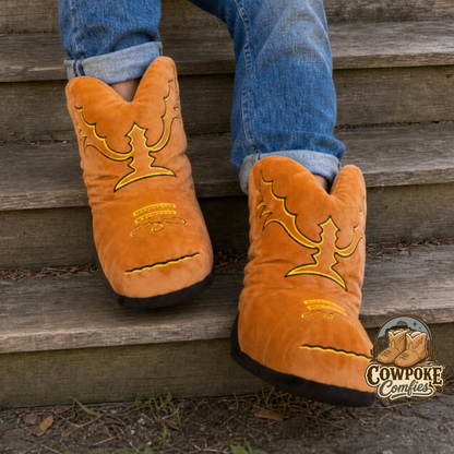 CozyCowpoke Boot Slippers