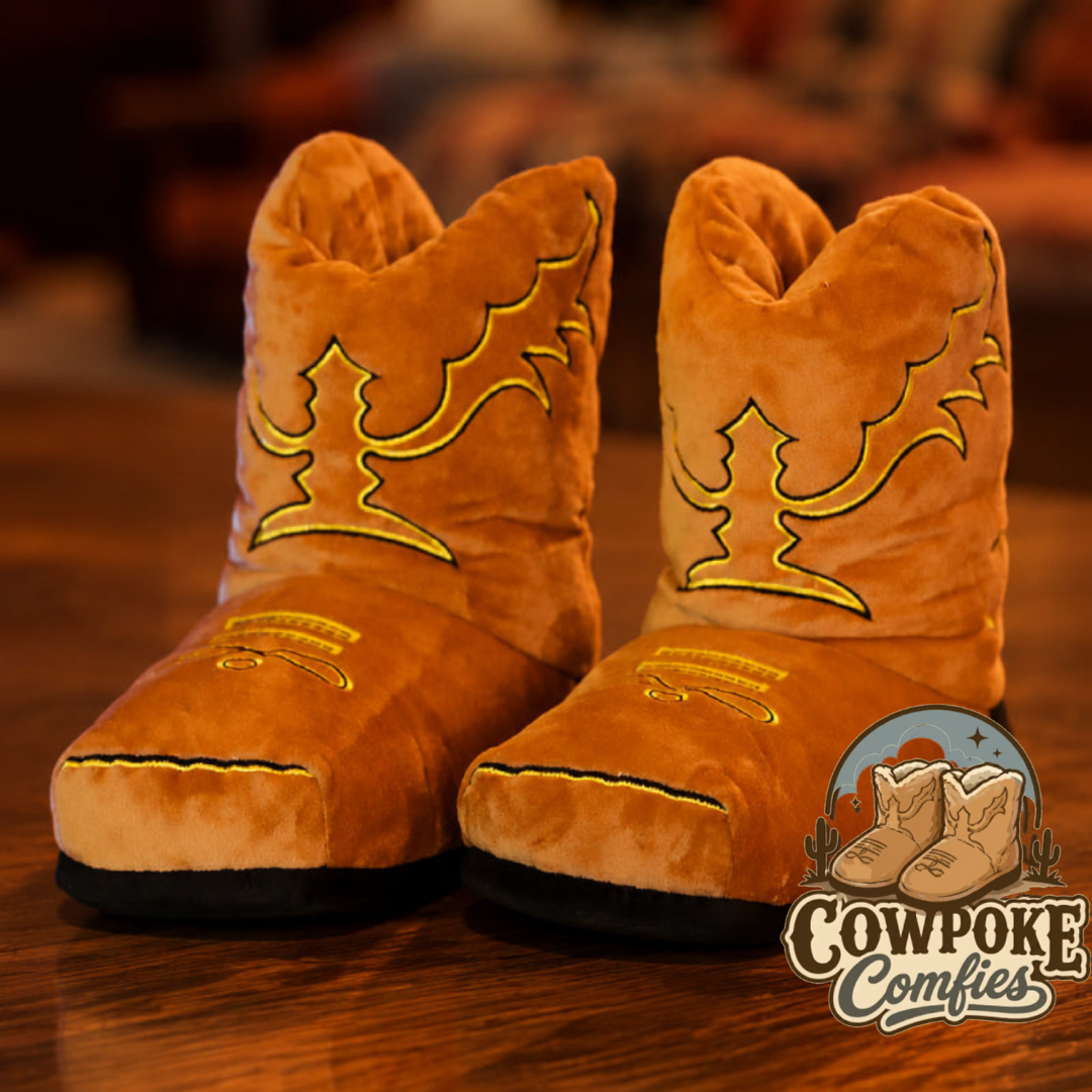 CozyCowpoke Boot Slippers